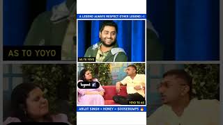 Arjit singh talking about yo yo honey Singh 👿 rap music hiphop glory beat tiktok honeysingh [upl. by Llerrah]