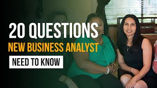 LIVE QampA 20 Questions New Business Analyst Need to Know [upl. by Anahgem]