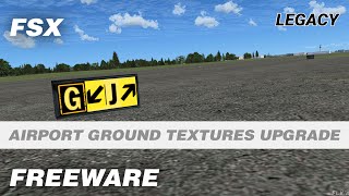 Airport Ground Textures Upgrade Freeware for FSX Legacy [upl. by Anivlem]