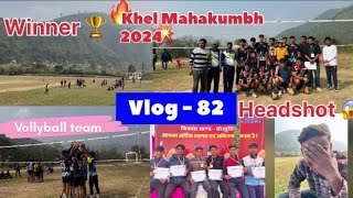 Khel Mahakumbh 2024 winner 🥇 Headshot 😱😱 team 🏆🩷 [upl. by Sussna81]