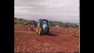 PLANTACION DE OLIVAR INTENSIVO 7 X 5 EN VALDEPEÑAS [upl. by Roderich]