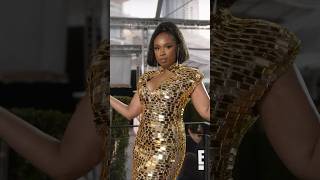 Jennifer Hudson jenniferhudson goldenglobes livefrome glambot bts [upl. by Nylirek]