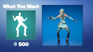 What You Want  Fortnite Emote [upl. by Ellenoj]