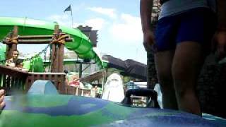 Dragons Revenge Thrill Ride at Schlitterbahn [upl. by Ydniahs]