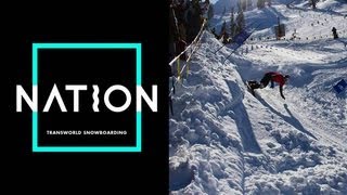 Legendary Mt Baker Banked Slalom race with the Nation Crew  TransWorld SNOWboarding [upl. by Gittle707]