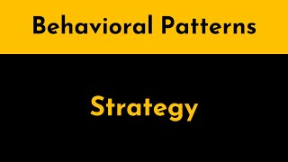 The Strategy Pattern Explained and Implemented in Java  Behavioral Design Patterns  Geekific [upl. by Haididej633]