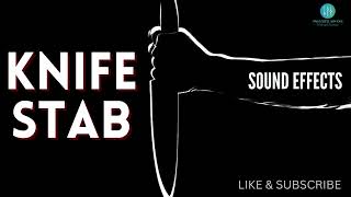 Knife Stab Sound Effects  Free Sound Effects [upl. by Mechelle715]