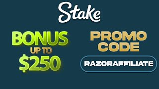 Stake Promo Code 2024 Best Promo code  UP TO 250 BONUS  Stake Promo Code [upl. by Cissie148]