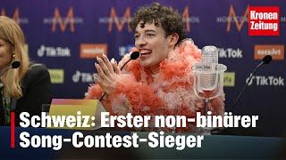 Schweizer Nemo gewinnt Eurovision Song Contest  kronetv NEWS [upl. by Schifra]