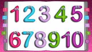 Learn to Write Numbers  10 Little Numbers Song for Children [upl. by Malonis262]