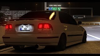 Tuğçe Kandemir  Yanlış x Simge  Aşkın Olayım  Honda Civic 16 VTi  Assetto Corsa [upl. by Clarence]