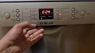 Bosch Dishwasher  E24 [upl. by Eerej753]