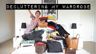 Decluttering My Wardrobe Konmari Method  Tidying Up Marie Kondo  Jenny Zhou 周杰妮 [upl. by Gerrie]