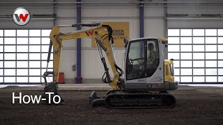 Wacker Neuson HowTo Receive instruction on operating our excavators EN [upl. by Nivlek994]