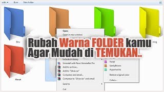 Cara Merubah Warna Folder di Windows Explorer [upl. by Adnyc2]