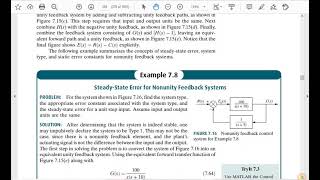 Steady state error for nonunity feedback system [upl. by Gerhan648]