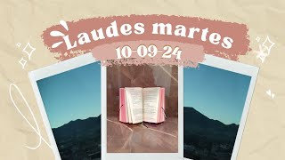 LAUDES HOY MARTES 10 DE SEPTIEMBRE 2024 [upl. by Naehs]