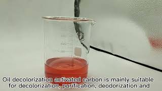 Oil decolorization activated carbon [upl. by Sedrul]