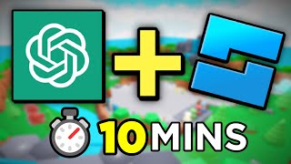 Can ChatGPT Code a Roblox Game in 10 Minutes [upl. by Lavinie]