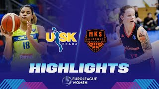 ZVVZ USK Praha v KGHM BC Polkowice  Gameday 9  Highlights  EuroLeague Women 202324 [upl. by Faustine]