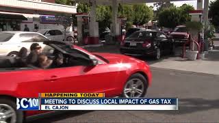 Gas tax opponents to discuss San Diego impact [upl. by Nahsor390]