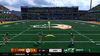 EA SPORTS College Football 25 Playoffs Round 1 Clemson vs NSU [upl. by Alebasi]