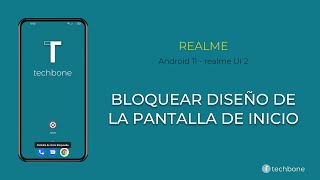 Bloquear el Diseño De la Pantalla de Inicio  realme Android 11  realme UI 2 [upl. by Tewell]