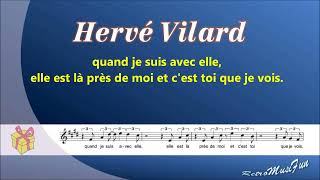 Hervé Vilard  Reviens  Karaoke [upl. by Erlandson]