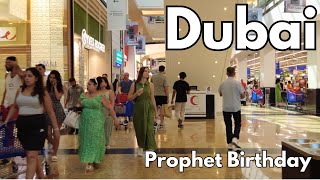 PROPHET MUHAMMAD BIRTHDAY MALL OF THE EMIRATES DUBAI  WALKING TOUR [upl. by Gilbye]