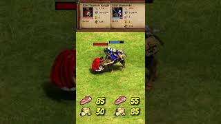 Elite Teutonic Knight vs Elite Mameluke AoE2 Shorts [upl. by Thomajan]