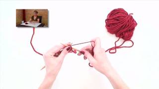 Knitting Help  Purl Stitch [upl. by Uhile]