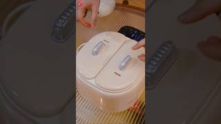 cooker with two separate parts you can easily cook rice and meat in 1 time shorts viral trending [upl. by Wallache]