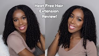 Heat Free Hair Extension Review  Natural Hair  TheLifestyleLuxe [upl. by Pliner]