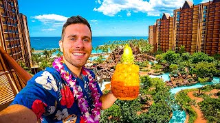 My First Time Visiting Disneys Aulani In Hawaii  Checking Into A OCEAN View 1 Bedroom Villa 2022 [upl. by Goldshlag]