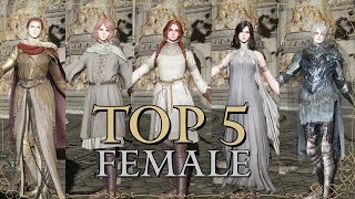 5 Best Female Character Creations in Elden Ring [upl. by Wilder368]