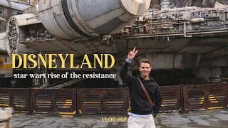 EXPLORE STAR WARS  RISE OF THE RESISTANCE DISNEYLANDS EPIC NEW RIDE  disney vlog02 [upl. by Legnaesoj]