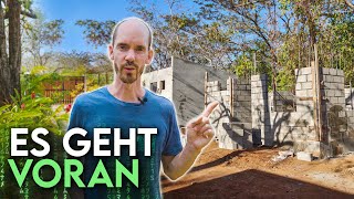 Meine Baustelle in Costa Rica  Mauer bauen und Wasserleitungen verlegen Episode 31 [upl. by Ib]