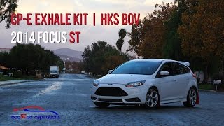 Review of The cpe Exhale Kit with HKS Blowoff Valve Focus ST [upl. by Boony]