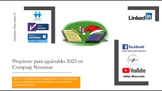 Prepárate para el aguinaldo 2023 con Contpaqi Nominas [upl. by Foss]