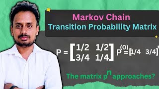 Markov Chain 01 Transition Probability Matrix with Examples  Engineering Mathematics [upl. by Jereme]