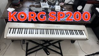 Piano điện giá rẻ  Korg sp200 [upl. by Kynan]