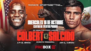 Miercoles de Boxeo  Chris quotPrimetimequot Colbert vs Omar quotSuperquot Salcido [upl. by Shyamal]