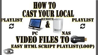 Chromecast DIY How To Play Multiple Videos 🔃 Local amp Remote Video Links CutPaste HTML5 Javascript [upl. by Yllime]