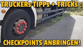 ✔ CHECKPOINTS BENUTZEN UND KONTROLLIEREN ☆ Truckers Tipps und Tricks Radmutternanzeige  Pfeile [upl. by Aeneg342]