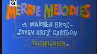 Merrie Melodies Warner Bros Seven Arts Intro 1968 [upl. by Marius365]