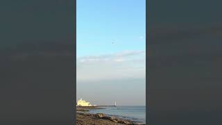 Lido di Ostia Autumn in the legacies of the Roman Empire travel italy shorts nature sea sky [upl. by Evers]