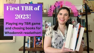 January TBR Using My Game and Whodonnit readathon prompts to choose my first reads of the year [upl. by Inalel278]