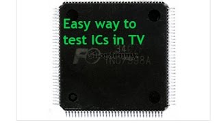 How to test IC chips in circuit Plasma TV no picture [upl. by Gatias]