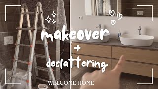 MAKEOVER TOTALE del BAGNO  DECLATTERING  Ep2 finale  Welcome Home [upl. by Nywled]