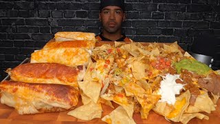 ASMR NO TALKING TACO BELL GRILLED CHEESY BURRITOS amp SUPREME LOADED NACHOS MUKBANG [upl. by Landy]